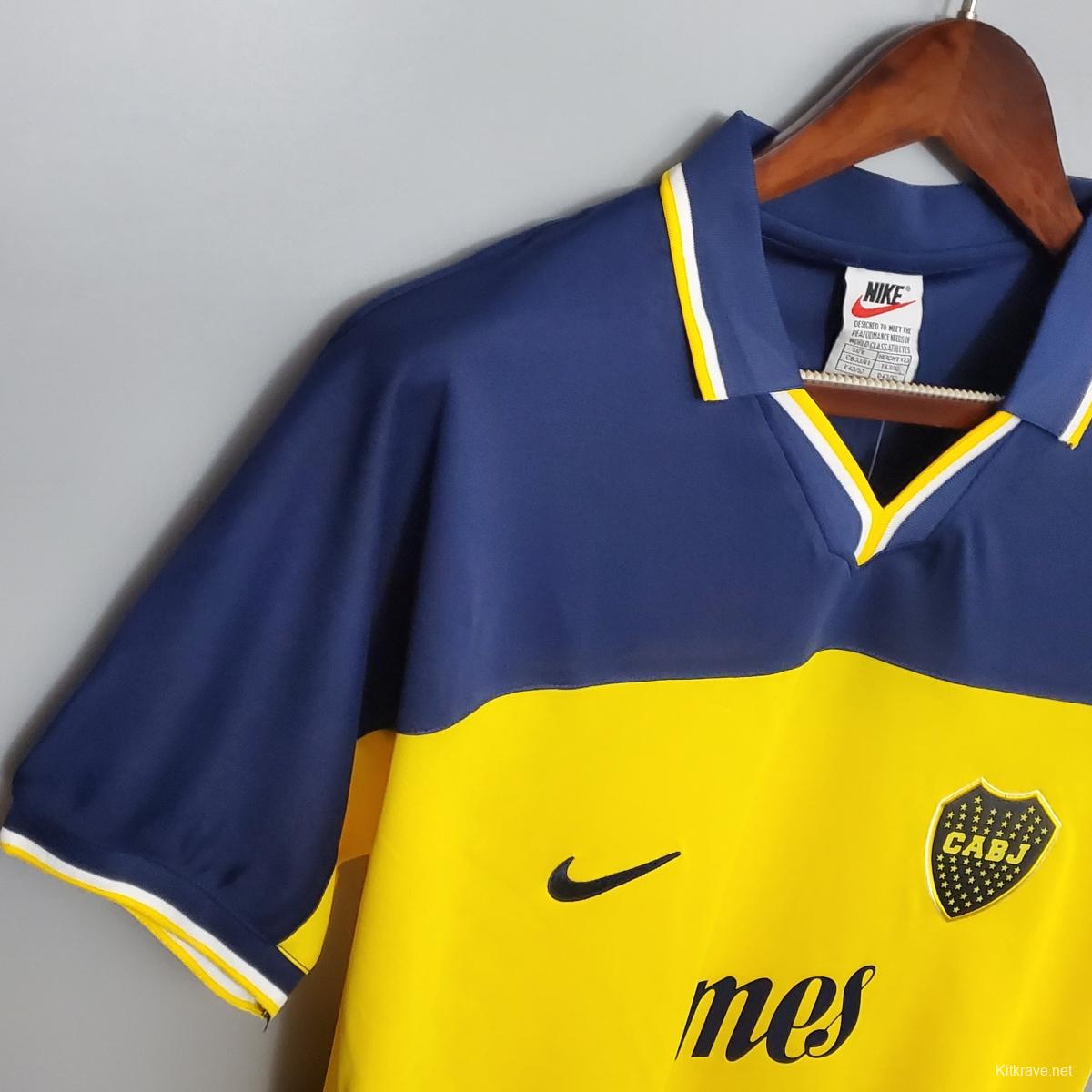 Retro Boca Juniors 1999 home Soccer Jersey