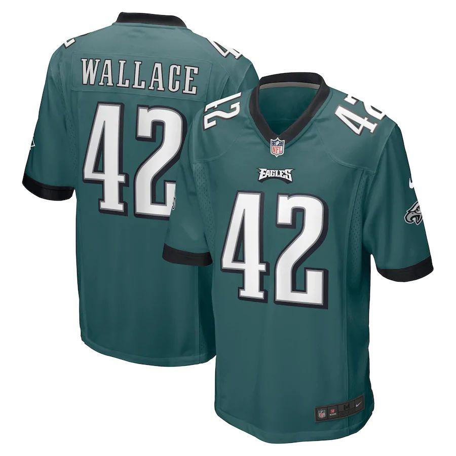 Men's K'Von Wallace Midnight Green Player Limited Team Jersey