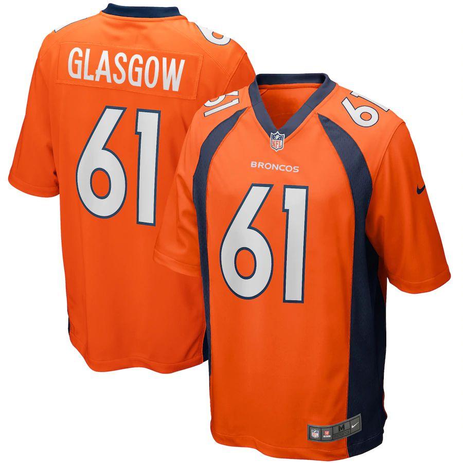 Men's Graham Glasgow Orange Player Limited Team Jersey