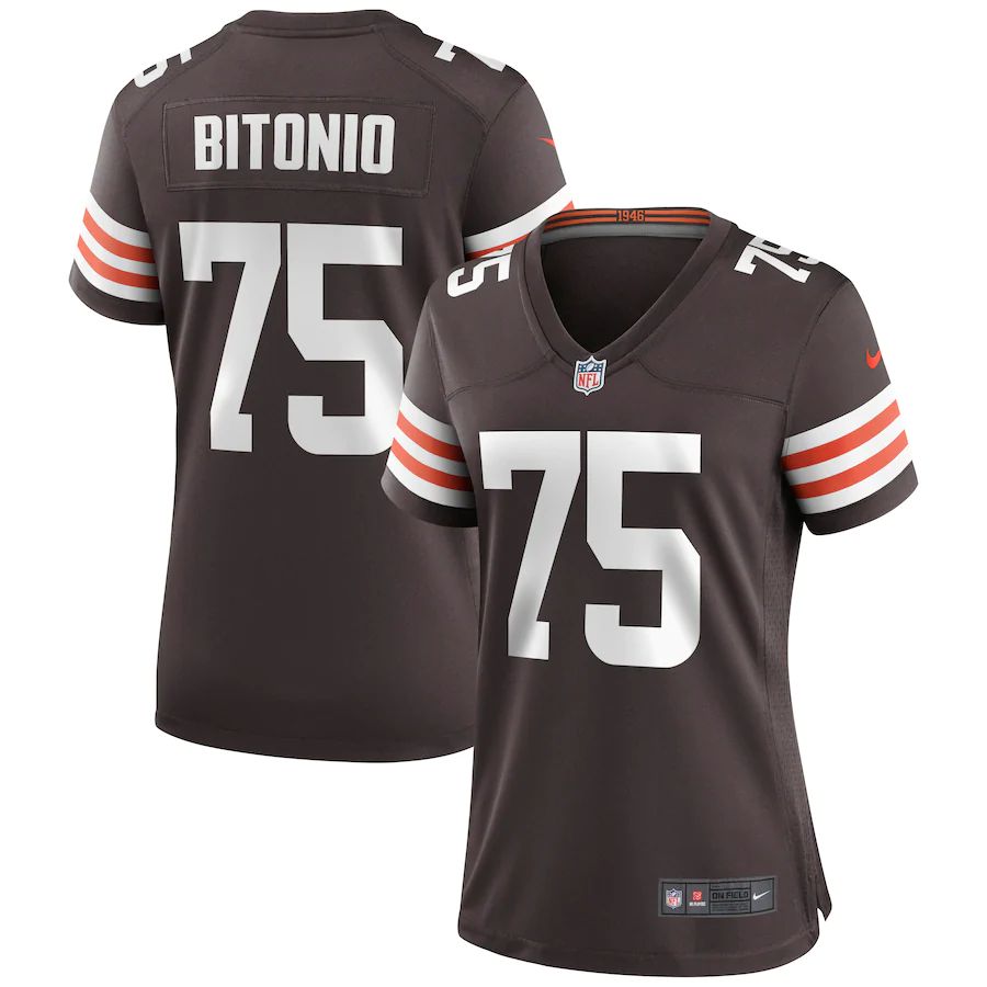 Women's Joel Bitonio Brown Player Limited Team Jersey