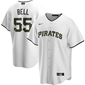 Men's Josh Bell White Alternate 2020 Player Team Jersey