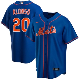 Men's Pete Alonso Royal Alternate 2020 Player Team Jersey