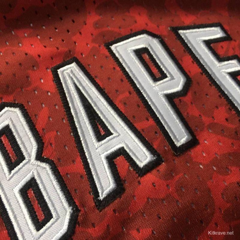 Men's BAPE Red Retro Classic Team Jersey