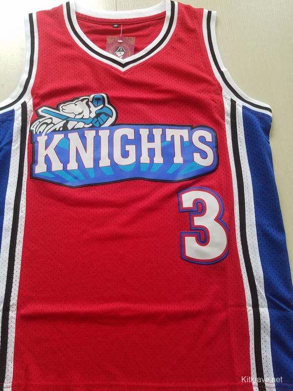 Lil' Bow Wow Calvin Cambridge 3 Los Angeles Knights Red Basketball Jersey Like Mike