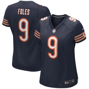 Women's Nick Foles Navy Player Limited Team Jersey