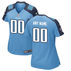 Women's Light Blue Custom Alternate Team Jersey