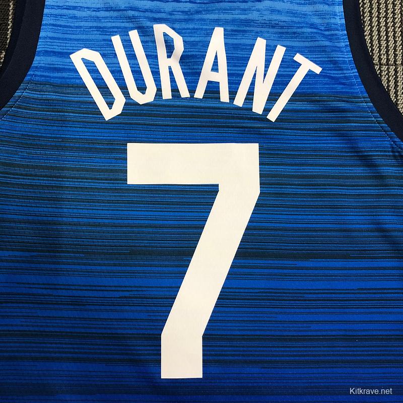 Thai Version Men's Kevin Durant Navy USA Basketball Player Jersey