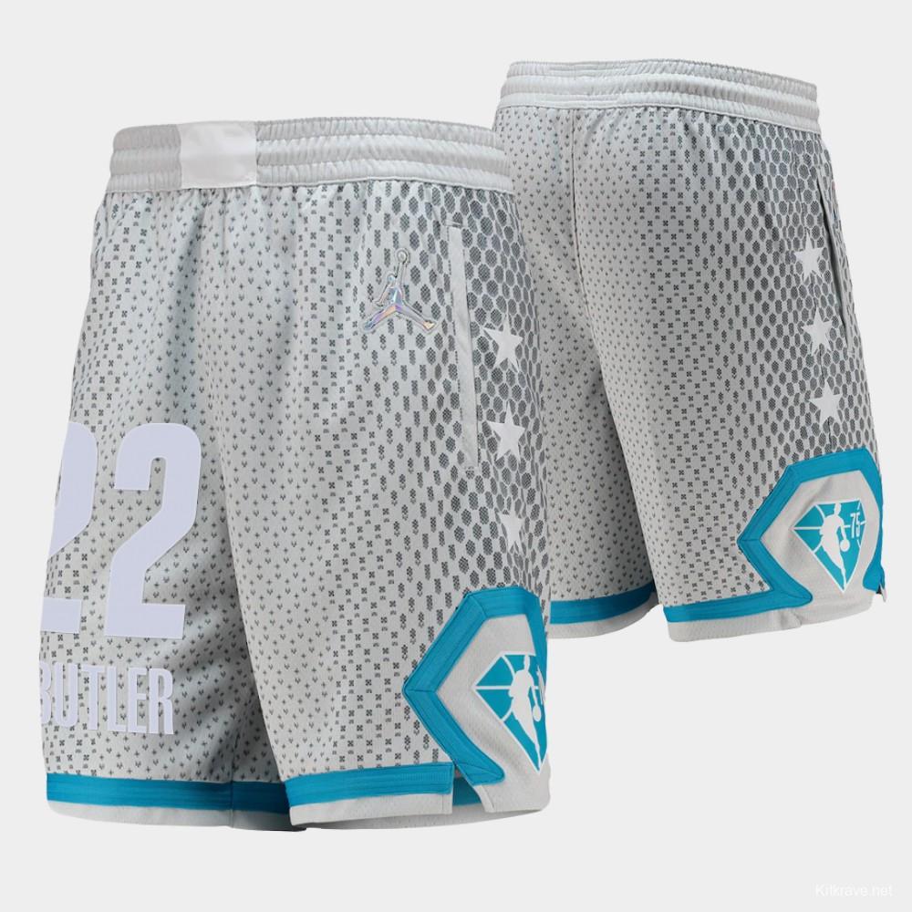 Adult 2022 All-Star Jimmy Butler Gray Diamond Shorts