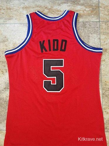 Men's Jason Kidd Red Retro Classic Team Jersey