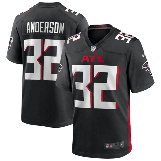 Men's Jamal Anderson Black Retired Player Limited Team Jersey
