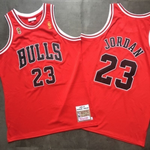 Men's Michael Jordan Red Retro Classic Team Jersey