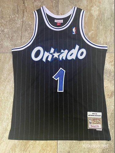 Men's Anfernee Hardaway Black Retro Classic Team Jersey