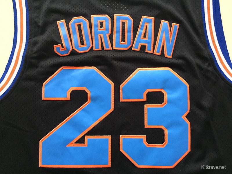 Michael Jordan 23 Movie Edition Black Basketball Jersey Kit