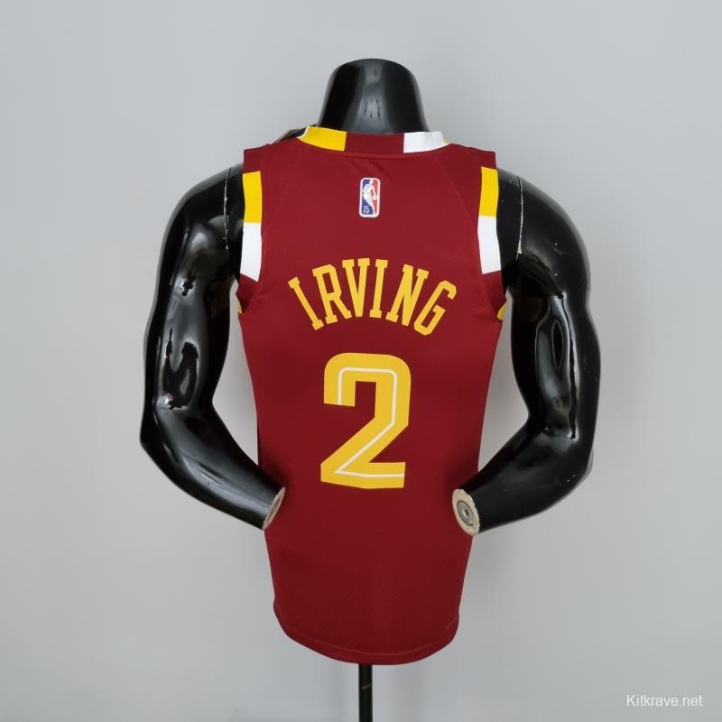 2022 Cleveland Cavaliers Irving#2 Urban Edition Red NBA Jersey