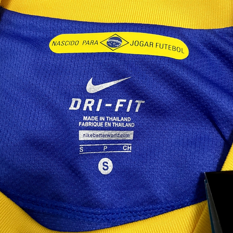 Retro 2010 Brazil Away Soccer Jersey