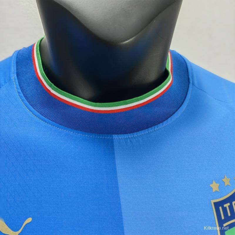 Player Version Italy Home Jersey