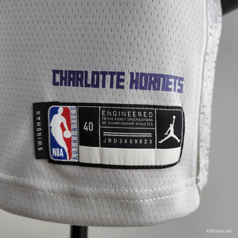 2019 NBA Oubre Jr. #12 Charlotte Hornets Grey Jersey