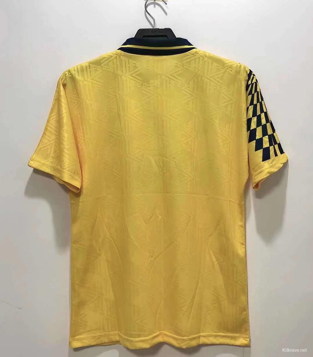 Retro 92/94 Tottenham Hotspur Away Soccer Jersey