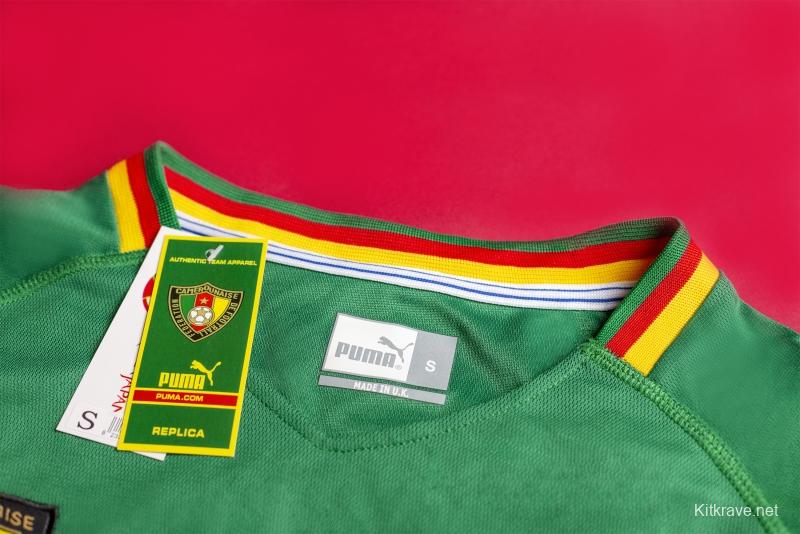 Retro 2002 Cameroon Home Soccer Jersey