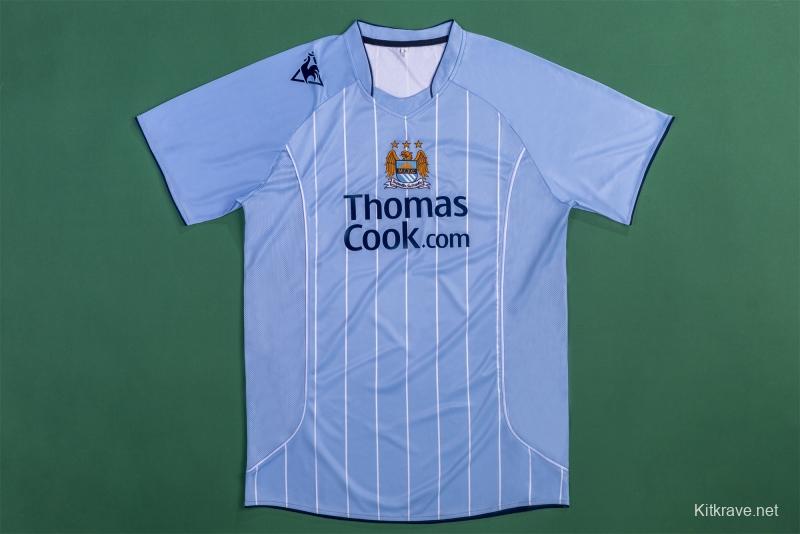 Retro 07/08 Manchester City Home Soccer Jersey