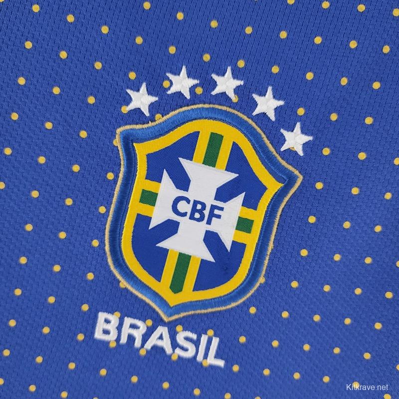 Retro 2010 Brazil Away Soccer Jersey
