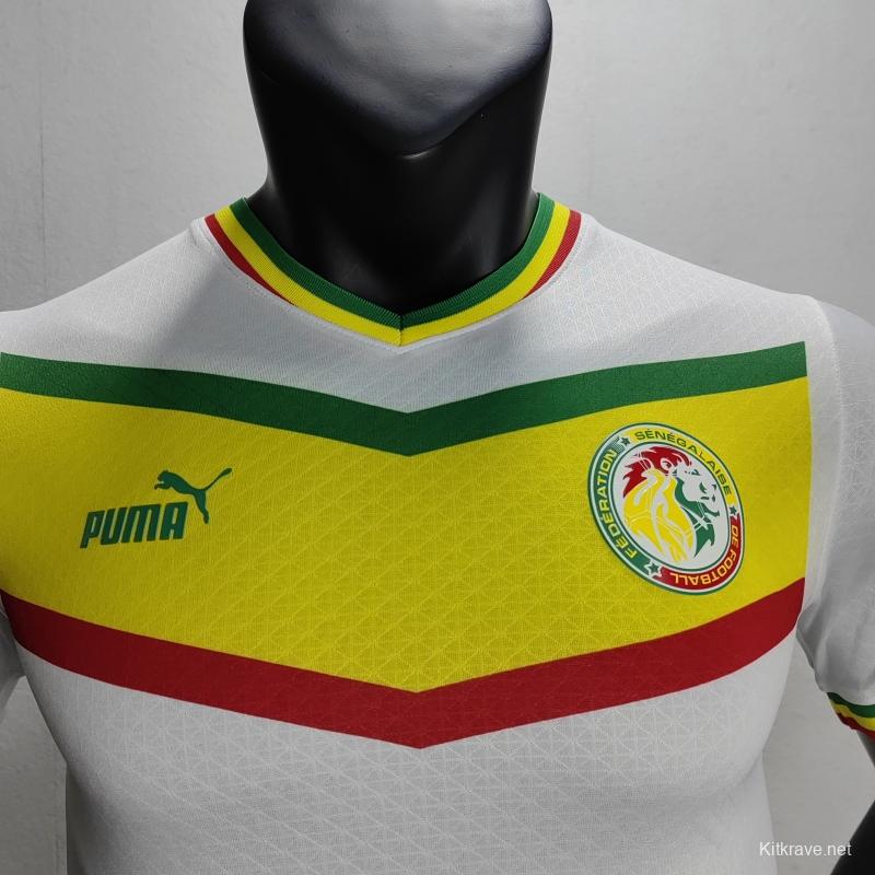 Player Version 2022 Senegal Home Soccer Jersey