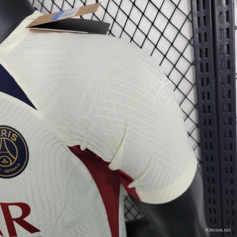 Player Version 23-24 PSG Training White Jersey