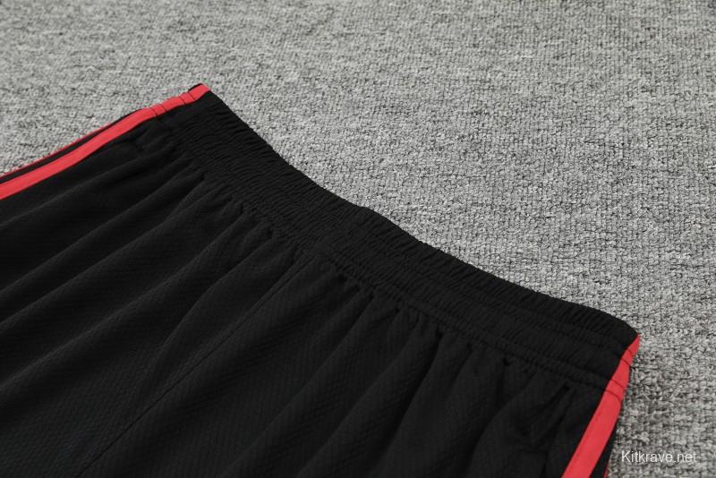 23-24 Bayern Munich Black Red Short Sleeve+Shorts