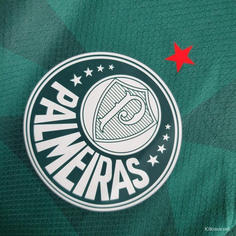 23-24 PALMEIRAS Home Long Sleeve Jersey