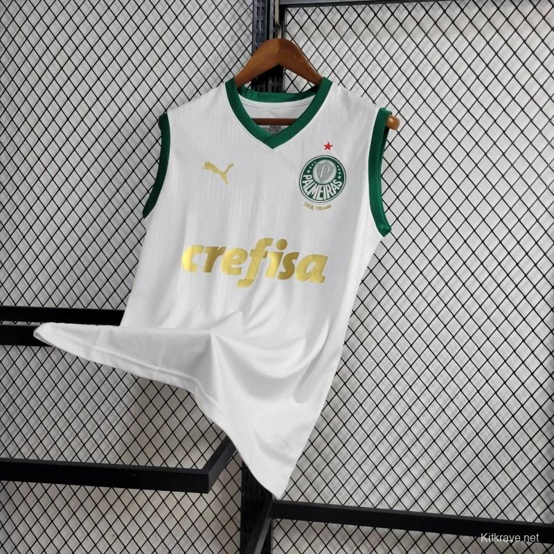 24/25 Palmeiras Away White Vest Jersey