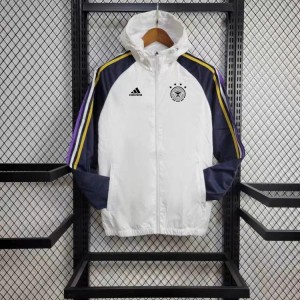 2024 Germany White Windbreaker