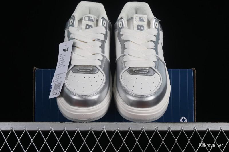 MLB Chunky Liner Metal Senior Series Lightweight Platform Casual Sneakers with 6cm Height Increase - 3ASXCLH3N50GRS