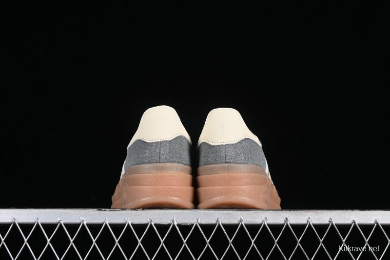 Adidas Originals Gazelle Bold IE0428 Low-Top Sneakers with Thick Sole for Casual Wear, Anti-Slip and Durable - IE0428