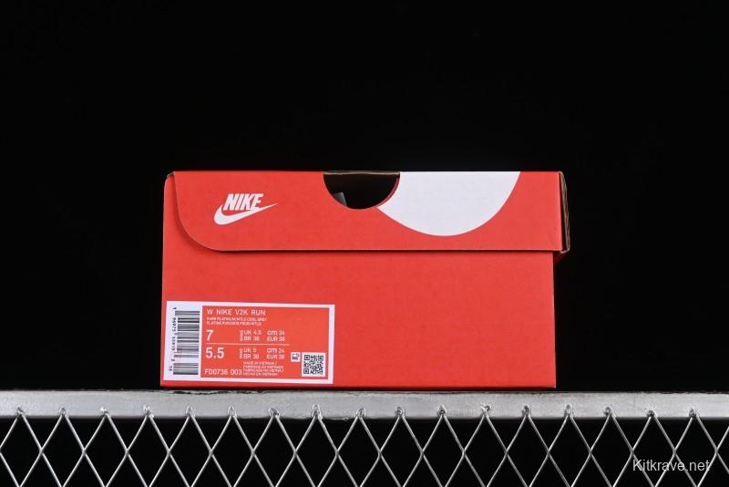 Nike V2K Runtekk 3XL Cushioned Anti-Slip Retro Low-Top Running Shoes - FD0736-003