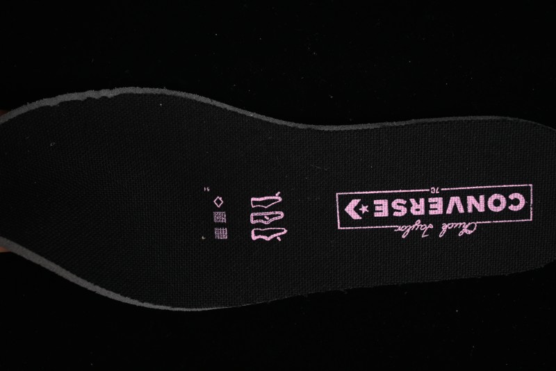 Converse Chuck 70s High Top Casual Sneakers in Black and Pink - A09541C