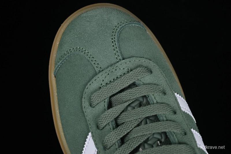 Adidas Originals Gazelle Bold ID6998 Low-Top Sneakers with Thick Sole for Casual Wear, Slip-Resistant and Durable
