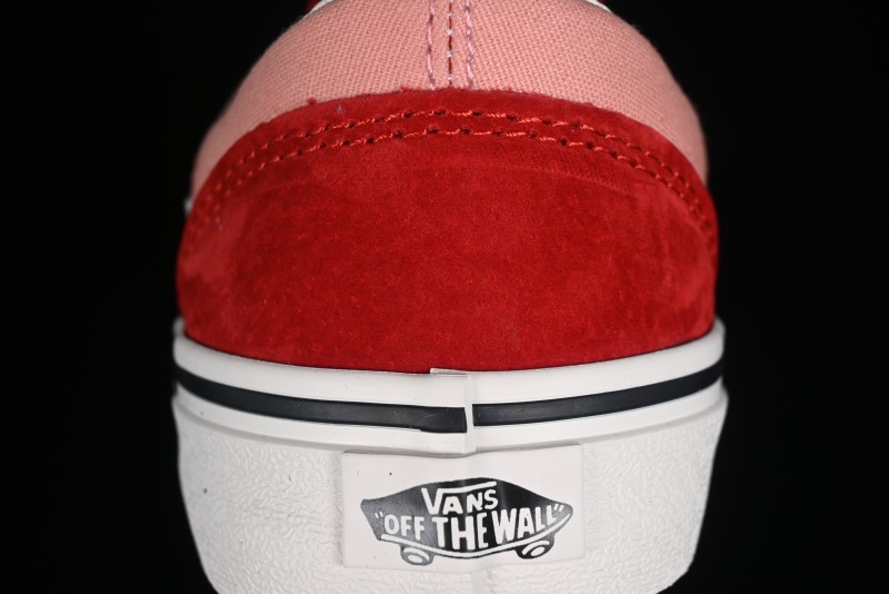 Vans Old Skool Reissue 136 High-End Pink Canvas Vulcanized Shoes with Detachable Lightweight Anti-Fatigue Insole - VN000MT6DWB