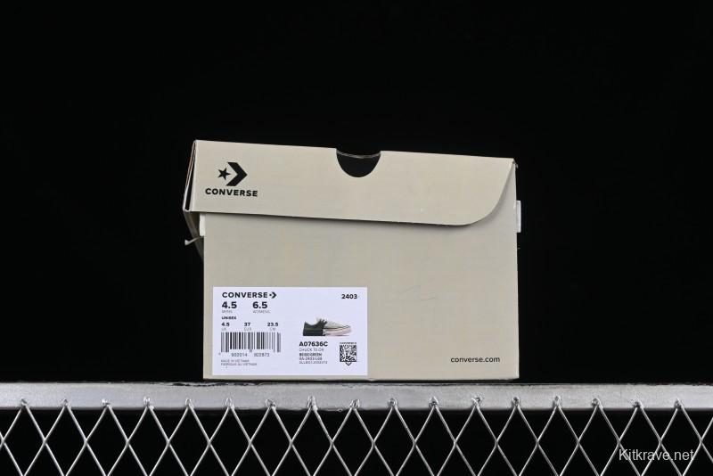 Feng Chen Wang Converse Chuck 70 Low Unisex Deconstructed Canvas Sneakers - A07636C