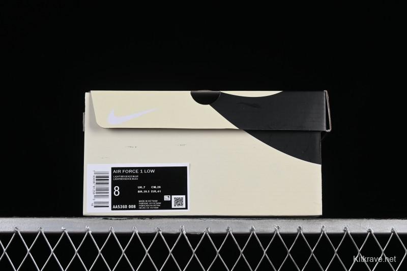 Nike Vlone x Air Force 1 '07 Low Light Bone Casual Sneakers - AA5360-008