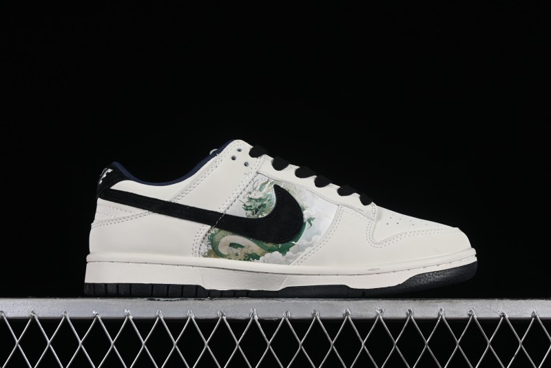 Nike SB Dunk Low Chinese New Year Limited Edition - Azure Dragon Anniversary Custom Low-Top Casual Skate Shoes - XB3802-711