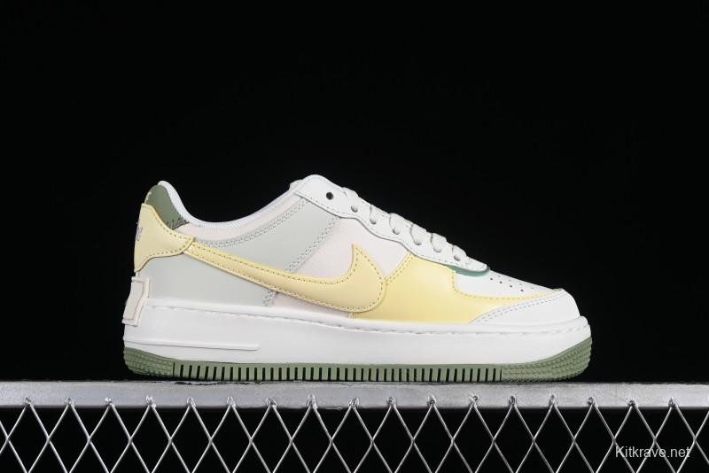 Nike Air Force 1 Shadow Low-Top Sneakers with Lightweight EVA Midsole and Anti-Slip RB Rubber Outsole - FN6335-101