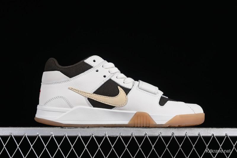 Nike Travis Scott x Jordan Jumpman Jack TR "University Red" Basketball Shoes with Magic Strap - FZ8117-100