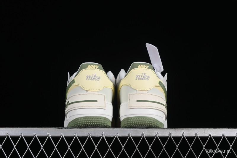 Nike Air Force 1 Shadow Low-Top Sneakers with Lightweight EVA Midsole and Anti-Slip RB Rubber Outsole - FN6335-101