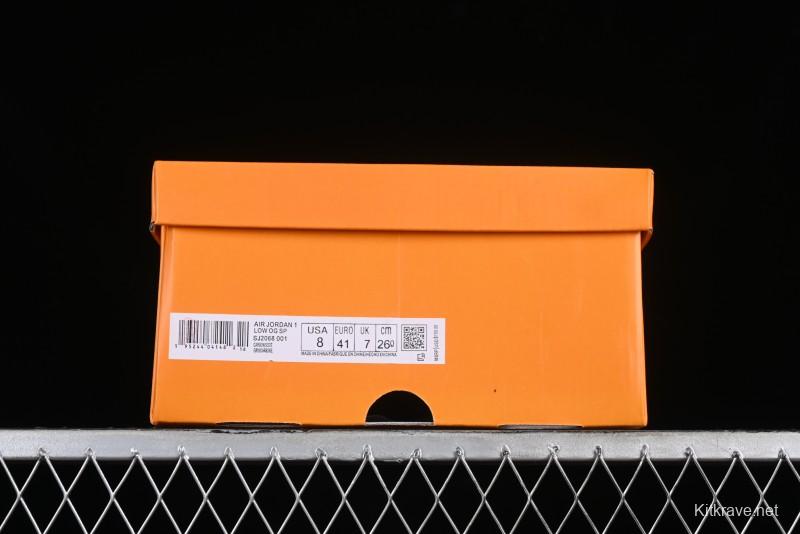 Nike Air Jordan 1 Low OG SP Travis Scott x Fragment Design Collaboration Sneakers - SJ2068-001