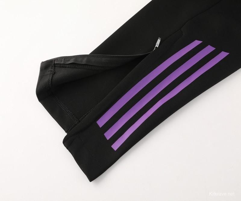 2024 Germany Purple Full Zipper Jacket +Long Pants