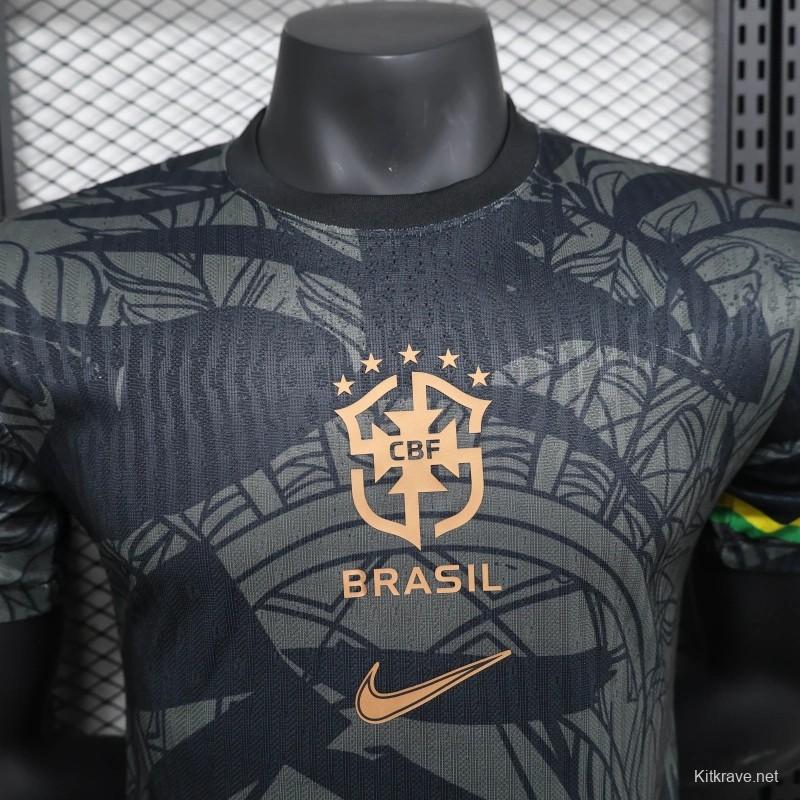 25/26 Player Version Brazil Special Edition Black Jersey