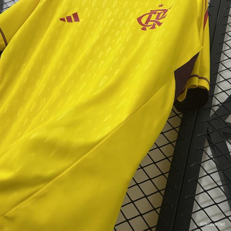 24/25 Flamengo Limited Edition Goalkeeper Yellow Jersey