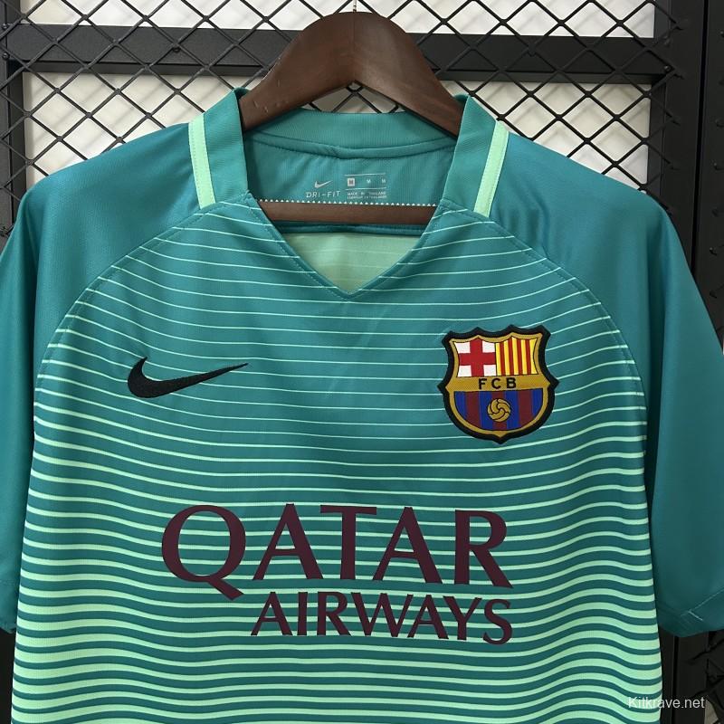 16/17 Retro Barcelona Third Jersey