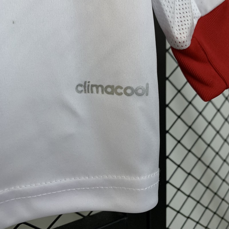 13/14 Retro Long Sleeve River Plate Home Jersey
