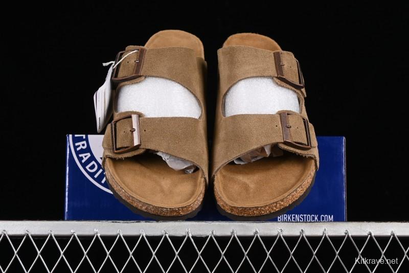 Birkenstock Birkenstock Sandals Series Soft Suede Leather with Lambswool Insole and Cork Midsole - G.D4